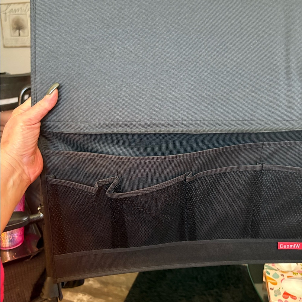 Bedside Caddy, Remote Holder for Bed, Storage Organizer - Picture 7 of 10